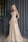 Tina Holly Tw079 Long Formal Evening Prom Dress In Neutral