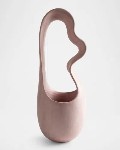 Tina Vlassopulos Ribbon Sculpture In Coral