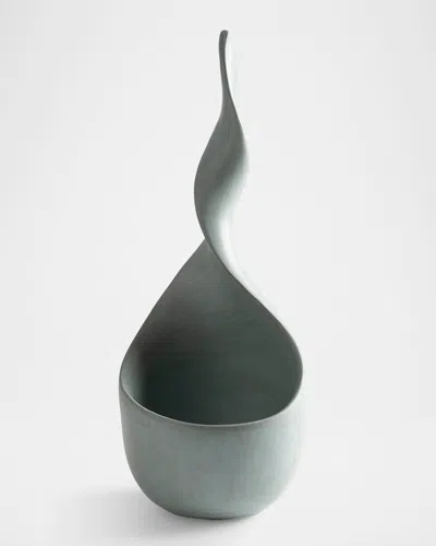 Tina Vlassopulos Twist Bowl In Turquoise