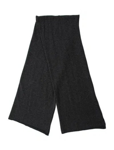 Pre-owned Tincati Cashmere Scarf In Gray