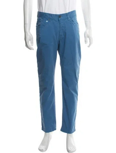 Pre-owned Tincati Chinos In Blue