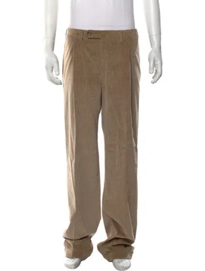 Pre-owned Tincati Corduroy Pants In Neutrals
