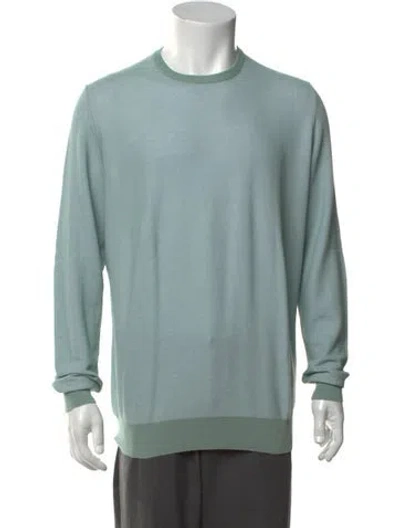 Pre-owned Tincati Crew Neck Long Sleeve Pullover In Blue/green