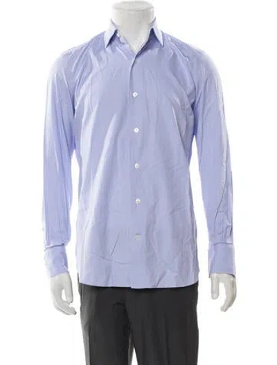 Pre-owned Tincati Long Sleeve Shirt In Blue