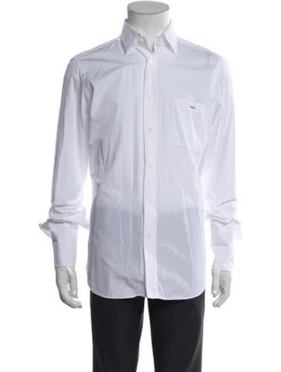 Pre-owned Tincati Long Sleeve Shirt In White