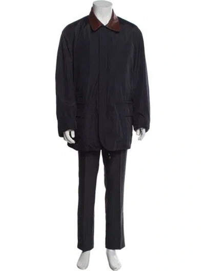 Pre-owned Tincati Parka In Blue