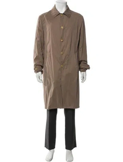 Pre-owned Tincati Trench Coat In Brown