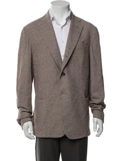 Pre-owned Tincati Tweed Pattern Jacket In Multicolor