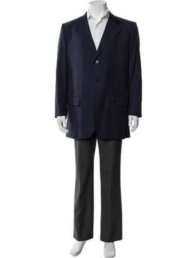 Pre-owned Tincati Wool Blazer In Blue