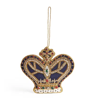 Tinker Tailor Crystal-embellished Crown Tree Decoration