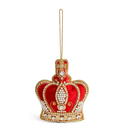 Tinker Tailor Crystal-embellished Crown Tree Decoration