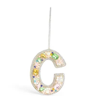 Tinker Tailor Embellished Alphabet Tree Decoration