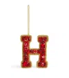 Tinker Tailor Embellished H Tree Decoration In Red