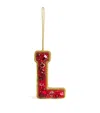 Tinker Tailor Embellished L Tree Decoration In Red