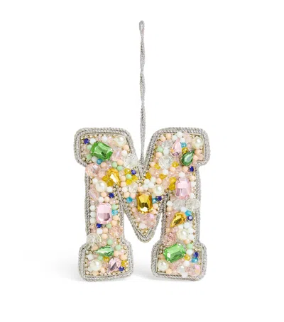 Tinker Tailor Embellished M Tree Decoration