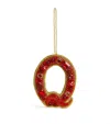 Tinker Tailor Embellished Q Tree Decoration In Red
