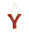 Tinker Tailor Embellished Y Tree Decoration In Red