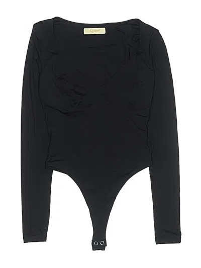 Pre-owned Tinsel Bodysuit In Black