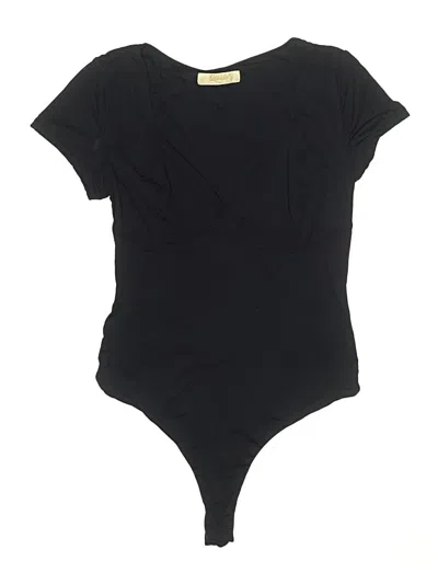 Pre-owned Tinsel Bodysuit In Black