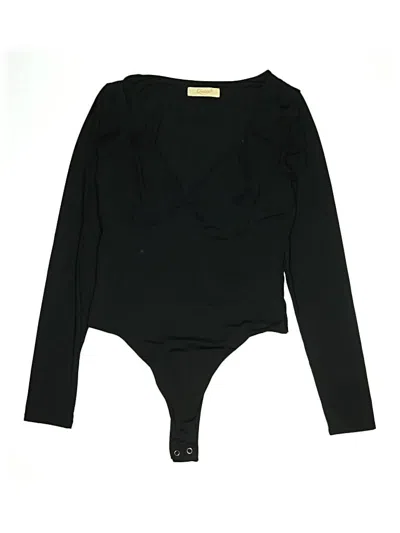 Pre-owned Tinsel Bodysuit In Black