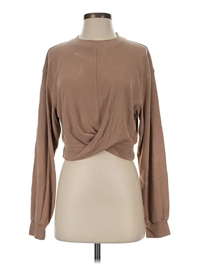 Pre-owned Tinsel Cardigan Sweater In Brown