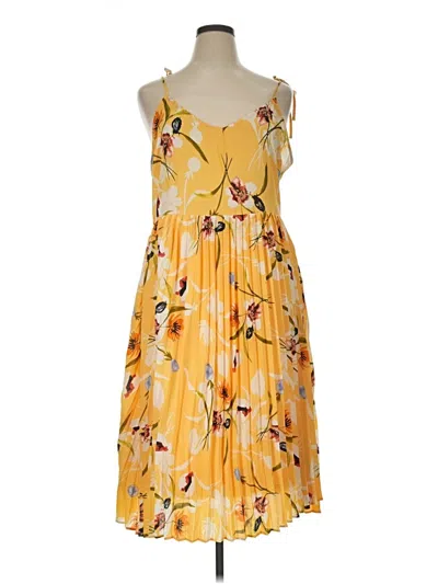 Pre-owned Tinsel Cocktail Dress In Yellow