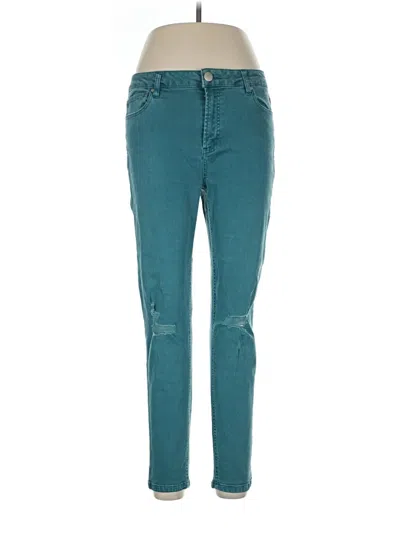 Pre-owned Tinsel Jeans In Teal