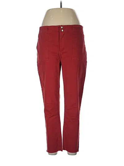 Pre-owned Tinsel Jeggings In Red