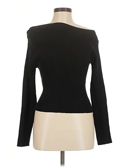 Pre-owned Tinsel Long Sleeve Turtleneck In Black