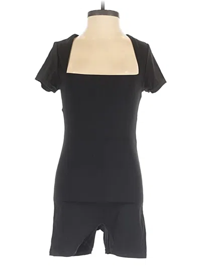Pre-owned Tinsel Romper In Black