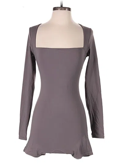 Pre-owned Tinsel Romper In Gray