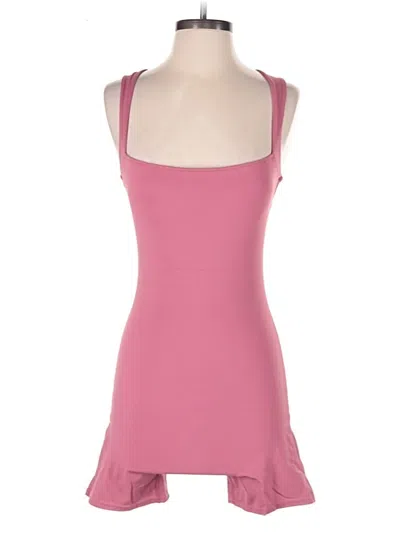 Pre-owned Tinsel Romper In Pink