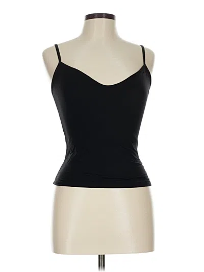 Pre-owned Tinsel Tank Top Black Strapless Neckline Tops