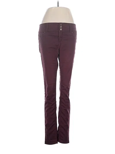 Pre-owned Tinseltown Casual Pants In Burgundy