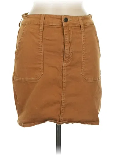 Pre-owned Tinseltown Casual Skirt In Brown
