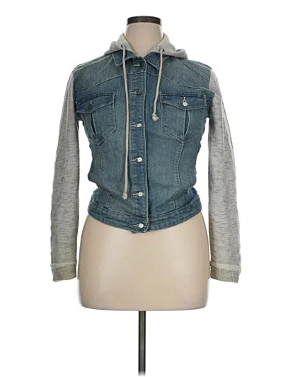 Pre-owned Tinseltown Denim Jacket In Gray