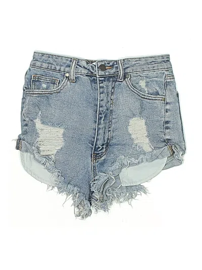 Pre-owned Tinseltown Denim Shorts In Blue