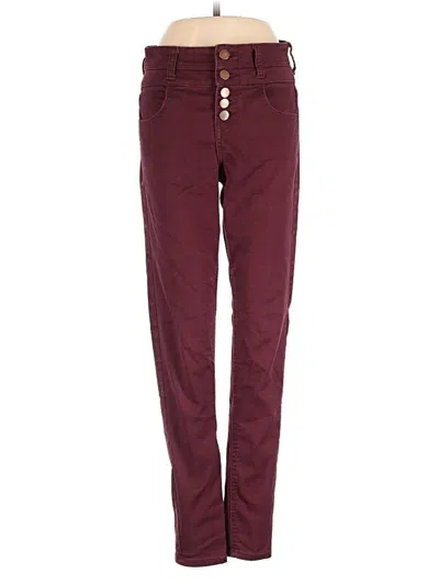 Pre-owned Tinseltown Jeans In Burgundy