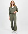 Tinseltown Juniors' Drawstring-waist Jogger Pants In Green