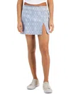 Tinseltown Juniors Womens Mini Printed Denim Skirt In Multi