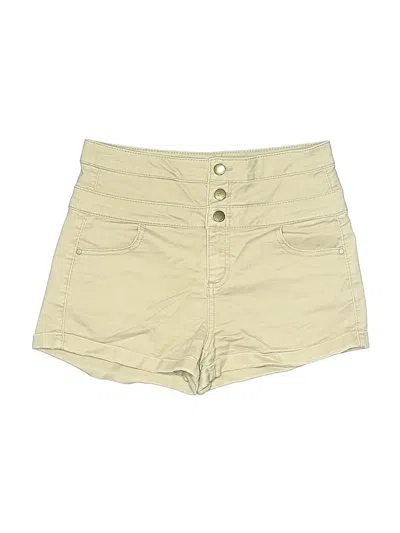 Pre-owned Tinseltown Khaki Shorts In Yellow
