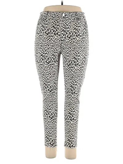 Pre-owned Tinseltown Leggings In Silver