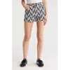 Tinseltown Print Relaxed Denim Shorts In Multi