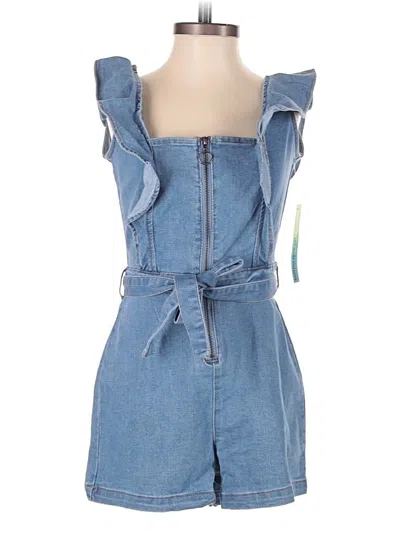 Tinseltown Romper In Blue