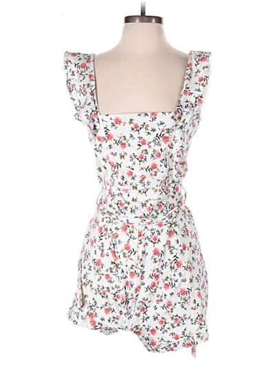 Pre-owned Tinseltown Romper In White
