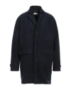 Tintoria Mattei 954 Man Coat Midnight Blue Size Xl Wool, Polyester In Blue