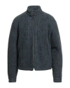 Tintoria Mattei 954 Man Coat Slate Blue Size L Polyester, Wool, Acrylic