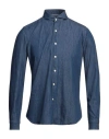 Tintoria Mattei 954 Shirts In Blue