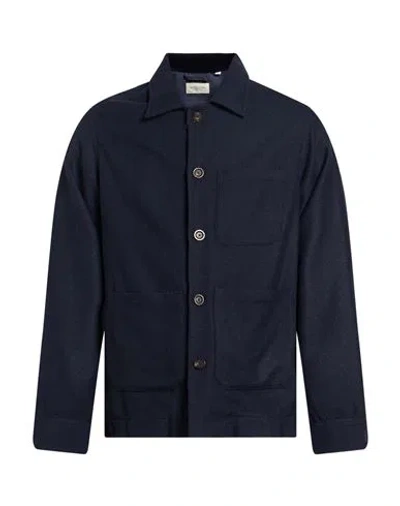 Tintoria Mattei 954 Man Jacket Navy Size Xl Wool, Polyester, Polyamide In Blue