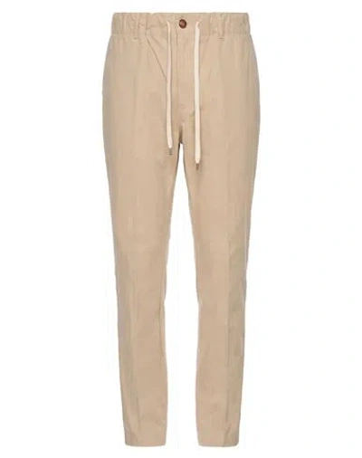Tintoria Mattei 954 Man Pants Beige Size S Cotton In Brown
